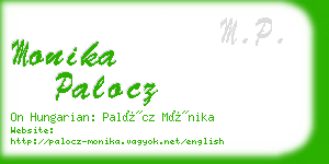 monika palocz business card